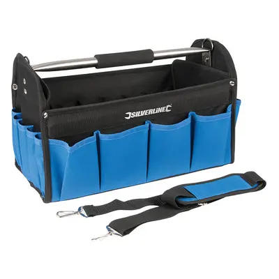 Silverline 748091 Tool Bag Open Tote 400 X 200 X 255Mm Each 1