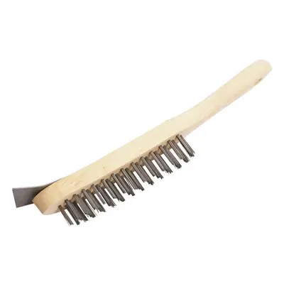 Draper 31573 4 Row Wire Scratch Brush With Scraper 290Mm each