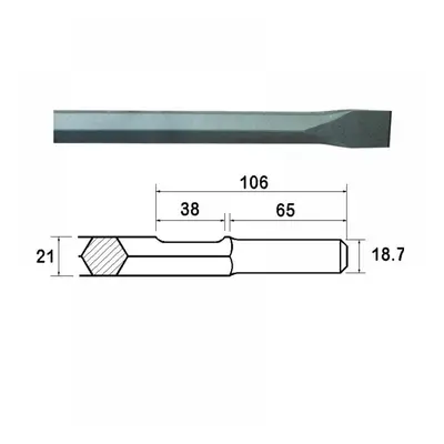 Faithfull Kango Shank Chisel 380Mm (914118)