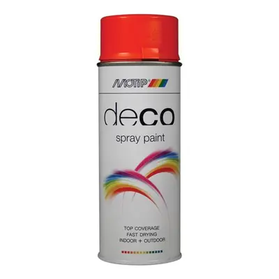 Motip® 01605 Deco Spray Paint High Gloss Ral 2004 Pure Orange 400Ml