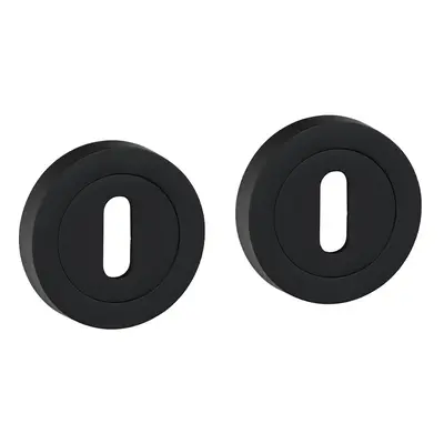 Timco Standard Profile Escutcheon - Matt Black Blister Pack 1 200941