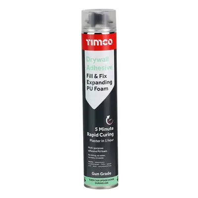 Timco Drywall Adhesive Fill & Fix Expanding Pu Foam Can 1 247864