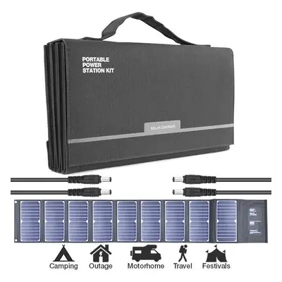 Hyundai H60 60W Portable & Foldable Solar Charger With Usb & Dc Connectivity