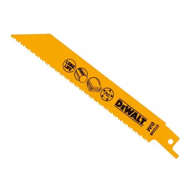 Dewalt DT2348-QZ Bi-Metal Reciprocating Blade For Plastic & Pipes 152Mm( Pack 5)