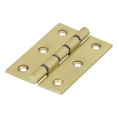 Timco Double Steel Washered Butt Hinge - Solid Brass - Polished Brass TIMpac 1 234555P