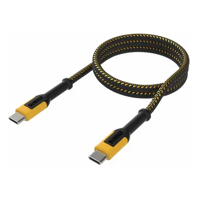 Dewalt Telecoms Usb C To Usb C 100W Reinforced Charging Cable 1.8M (6Ft) 131 0007 DWG