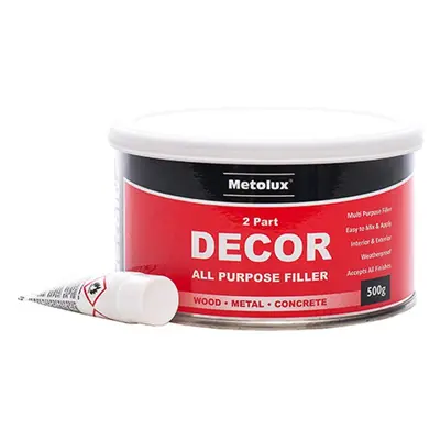 Metolux 65425 2 Part Decor All Purpose Filler - Light Grey 500G Tin 1