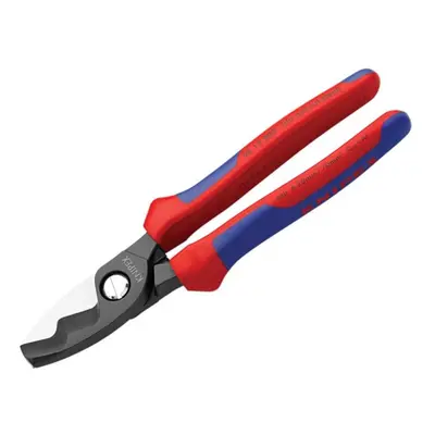 Knipex 95 12 200 Cable Shears With Twin Cutting Edge Multi-Component Grip 200Mm