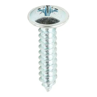 Timco Metal Tapping Screws - Pz - Flange - Self-Tapping - Zinc Box 200 00834CFAZS