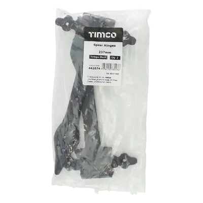 Timco Pair Of Spear Hinges - Antique Black Bag 1 442674