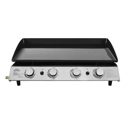 Sealey DG23 Dellonda 4 Burner Portable Gas Plancha 10Kw Bbq Griddle Stainless Steel - Dg23