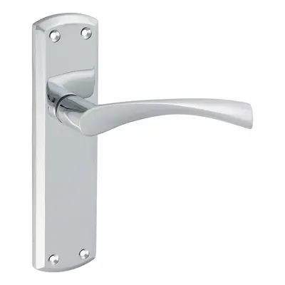 Timco Zeta Latch Handles - Polished Chrome Blister Pack 1 200757