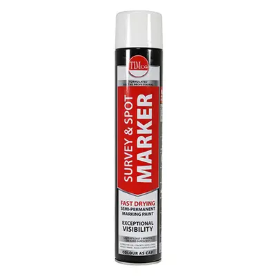 Timco 237369 Survey & Spot Marker - White 750Ml Can 1