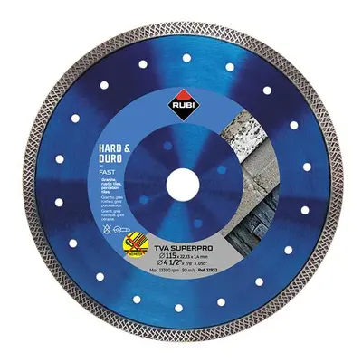 Rubi Tiling Tools 31932 Tva 115 Superpro Turbo Viper Diamond Blade 115Mm