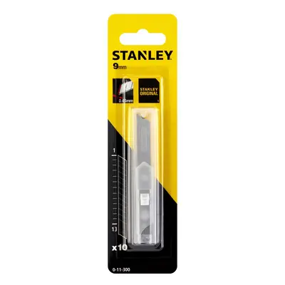 Stanley 0-11-300 Snap-Off Knife Blades 9Mm (Pack Of 10) STA-0-11-300