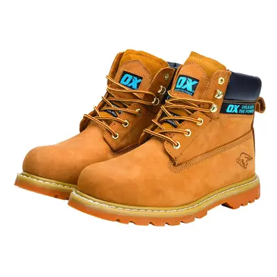 Ox Tools OX-S242507 Ox Honey Nubuck Safety Boot - Size 7 EA