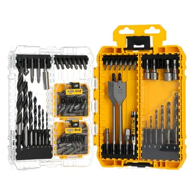 Dewalt Dt70784 Black Gold Speed Tip Drill Bits X6 In 100 Piece Set In Connectable Case DEW-DT707