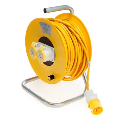 Connexion 8045 Cable Reel 1.5Mm 16 Amp 50 Metres 2X Sockets 110V CON-8045