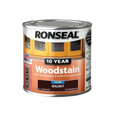 Ronseal 38671 10 Year Woodstain Walnut 250Ml