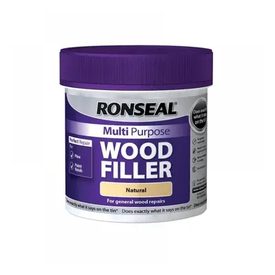 Ronseal 34745 Multipurpose Wood Filler Tub Natural 465G