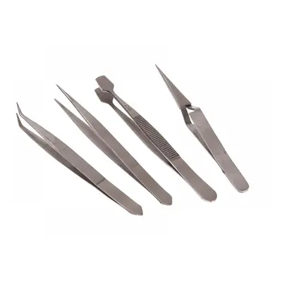 Faithfull ATS0294 Tweezer Set 4 Piece