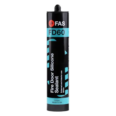 Fire & Acoustic Seals Fire Door Silicone Sealant - White Cartridge 1 FASFDS