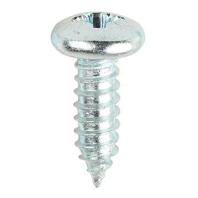 Timco Metal Tapping Screws - Pz - Pan - Self-Tapping - Zinc Box 200 01434CPAZS