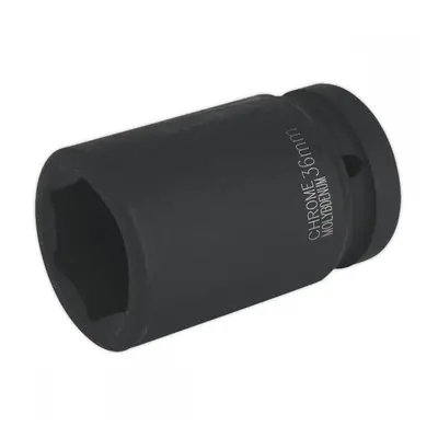 Sealey IS136D Impact Socket 36Mm Deep 1inSq Drive