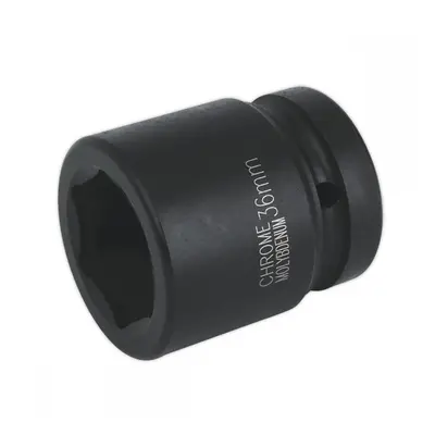 Sealey IS136 Impact Socket 36Mm 1inSq Drive