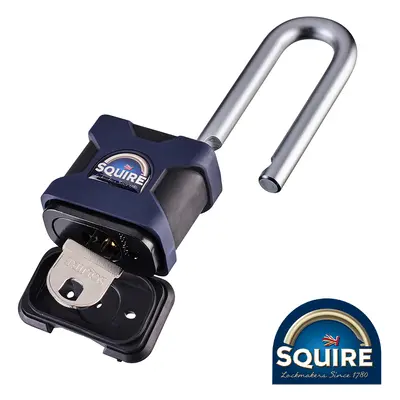 Squire SQR701682 Stronghold Padlock - 2.5in Long Shackle - Ss50P5/2.5 50Mm Blister Pack 1