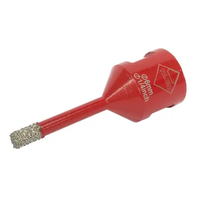 Rubi Tiling Tools 05988 Dry Cut Diamond Drill Bit 6Mm