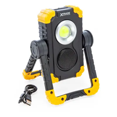 Xtrade X1400002 3-In-1 Work Light Bluetooth Speaker & Power Bank 800 Lumens XTR-X1400002