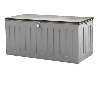 Olsen & Smith 830L MASSIVE Capacity Outdoor Garden Storage Box Plastic Shed - Weatherproof & Sit