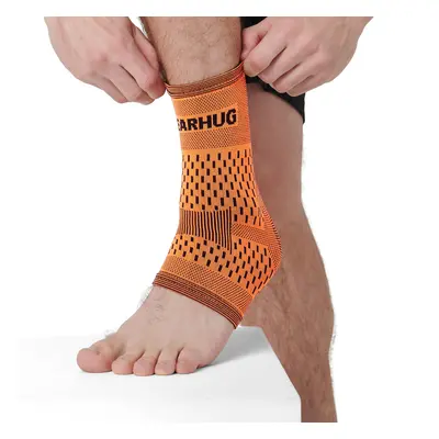 Pair of Ankle Compression Support Sleeves For Achilles Tendon and Ankle Sprains