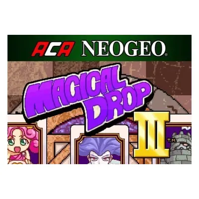 Aca Neogeo Magical Drop III EN Argentina (Xbox Windows)