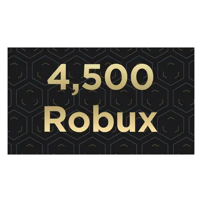 Roblox: 4500 Robux Key