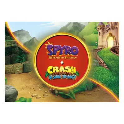 Spyro + Crash Remastered Game Bundle Key for Xbox One/Series X (VPN Activated)