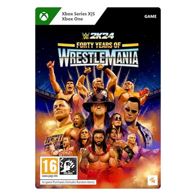 WWE 2K24: 40 Years of Wrestlemania Edition for Xbox One/Series X (EU & UK)