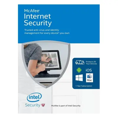 McAfee Internet Security 1 User Key (Digital Download)