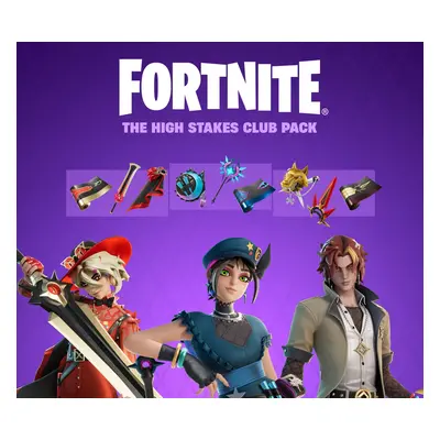 Fortnite - The High Stakes Club Pack DLC US XBOX One / Xbox Series X|S Key