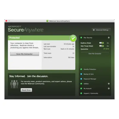 Webroot SecureAnywhere Internet Security Plus 2023 Key (2 Years / 3 Devices)