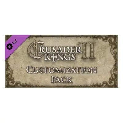 DLC - Crusader Kings II: Customization Pack Steam Key