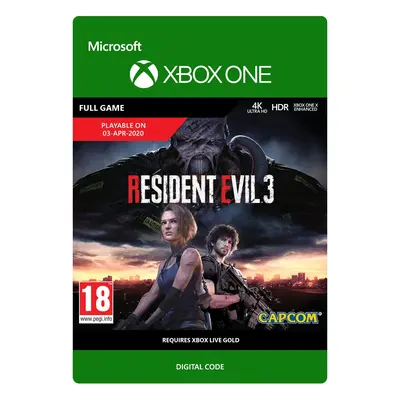 Resident Evil 3 for Xbox One (EU & UK)