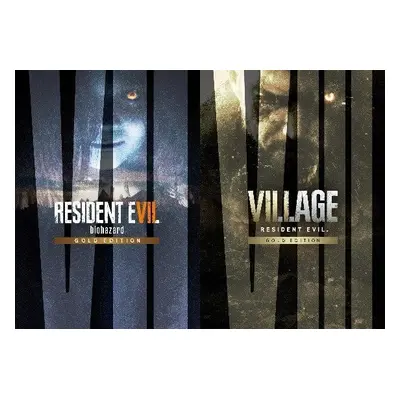 Resident Evil 7 Biohazard + Resident Evil Village - Gold Editions Bundle EN Global Steam Key