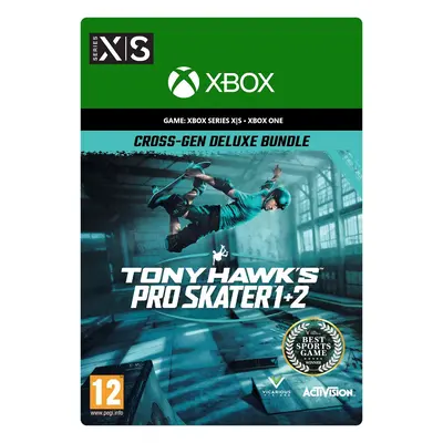 Tony Hawk's Pro Skater 1 + 2 Cross-Gen Deluxe Bundle for Xbox One/Series X (EU & UK)