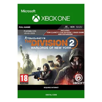 Tom Clancy's The Division 2 Warlords of New York Edition Key for Xbox One (EU & UK)