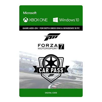 Forza Motorsport 7: Car Pass DLC Digital Copy Key (Xbox One)