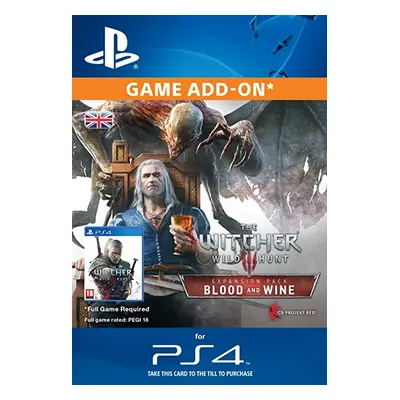 The Witcher 3: Wild Hunt - Blood and Wine Digital Copy Key (Playstation 4)