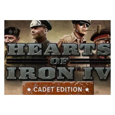 Hearts of Iron - CUT Cadet Edition EU Steam Key