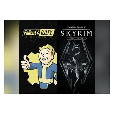 Skyrim Anniversary Edition + Fallout 4 GOTY Bundle Key for Xbox One/Series X (USA)